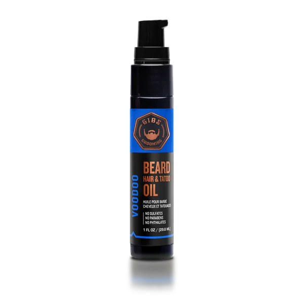 Huile à barbe, cheveux et tatouage GIBS 1oz