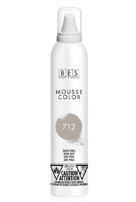 mousse color bes 712 cheveux gris perle saint-georges beauce