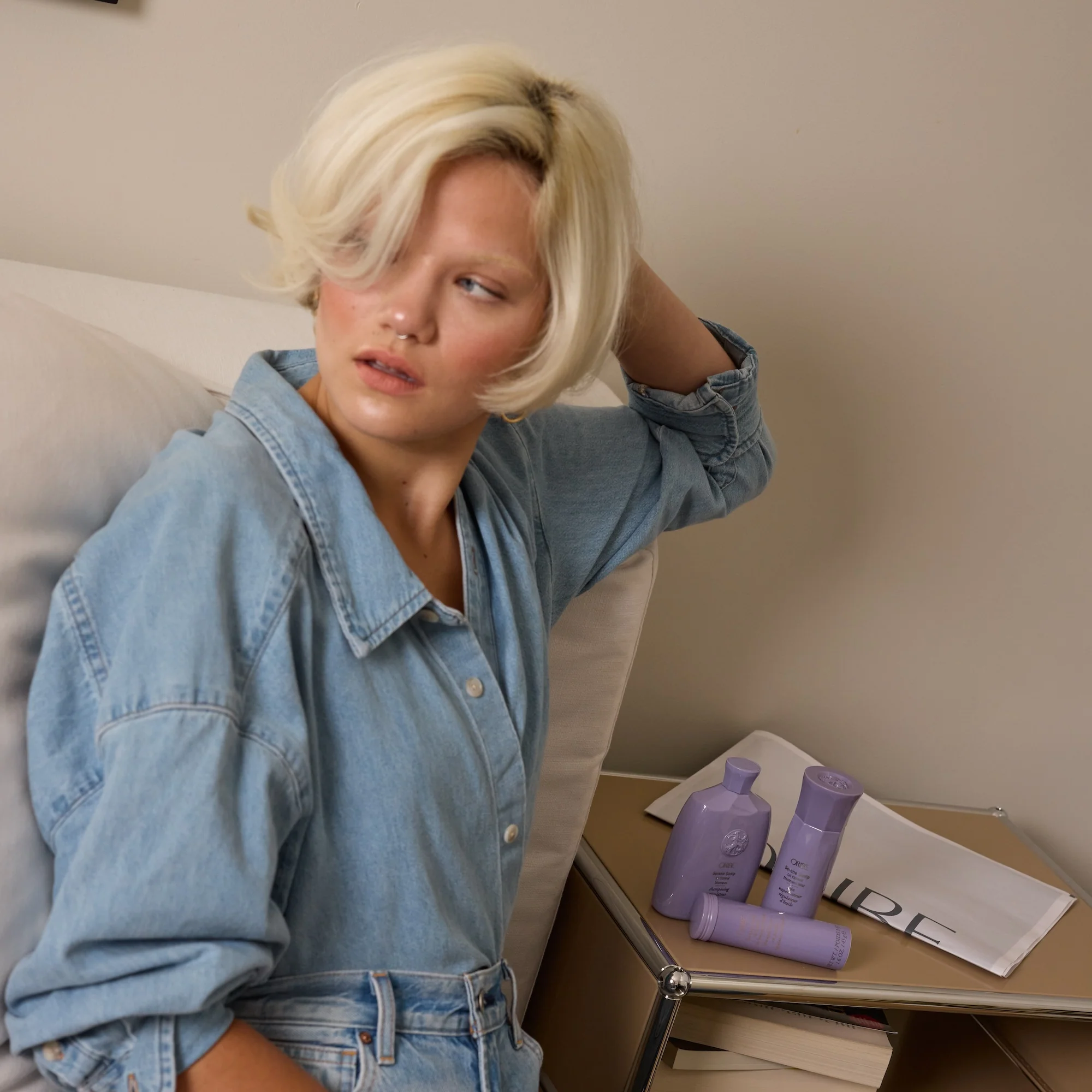 Traitement Serene Scalp Oil Control 125ml- Oribe – Image 5